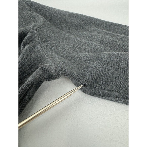Polo Ralph Lauren Mens XL Grey Estate Rib 1/4 Zip Long Sleeve Pullover Sweater - Picture 7 of 8